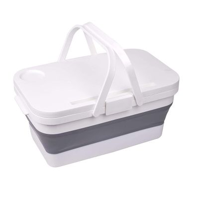 [COD] picnic basket large-capacity fruit preservation box insulation outdoor hand