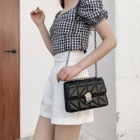 【YF】 Fashion Luxury Women Bag Designer Metal Chain Shoulder Bags Classic Black Handbag Messenger Travel Phone Pouch Purse