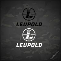 สติกเกอร์ติดกล่องปืน Leupold สติกเกอร์ติดรถยนต์ กล่องปืน กว้าง10/15/20cm