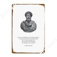 Celestineor Marcus Aurelius อ้างโปสเตอร์พิมพ์ Stoicism ป้ายโลหะ Plaques Club Bar พิมพ์ Cinema ห้องนั่งเล่นป้ายดีบุกโปสเตอร์แรงบันดาลใจ Wall Art