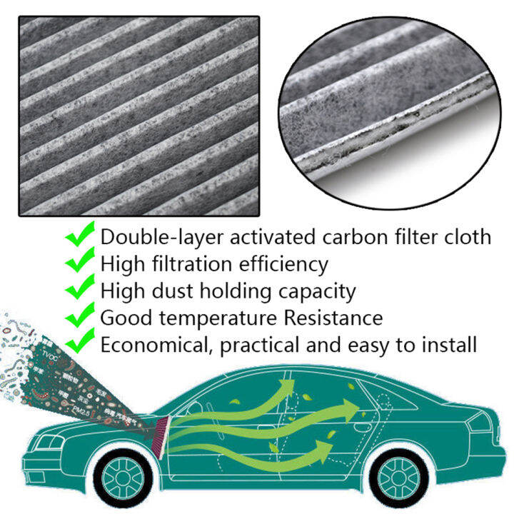 Car Activated Carbon Pollen Cabin Air Filter For Hyundai Tucson Jm Ix