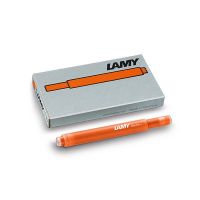 **ล้างสต๊อค** LAMY Ink Cartridges T10 สีส้ม (1 กล่องมี 5 หลอด)