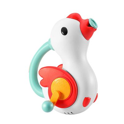 Water Little Swan Baby Bath Toys Bathtub Water Spray Sprinkler with Handle for Toddlers Kids Rotating Spraying Fun Game