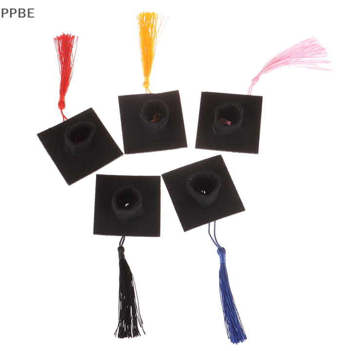 ppbe-1pc-graduation-hat-mini-ปริญญาเอกหมวกเครื่องแต่งกาย-graduation-cap-กับพู่กัน