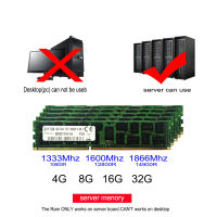 X58 X99 DDR3 REG ECC การใช้งานหน่วยความจำเซิร์ฟเวอร์8GB DDR3 1333MHz 1600MHz 1866MHz 8G REG หน่วยความจำเซิร์ฟเวอร์ ECC RAM 16GB 16G 32GB 32GB 4GB