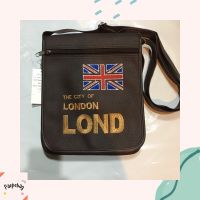 ?สินค้าขายดี? [น้ำตาลเข้ม]กระเป๋าสะพายข้าง LONDON กระเป๋าสะพายหนัง กระเป๋าสะพายแฟชั่น ราคาถูก