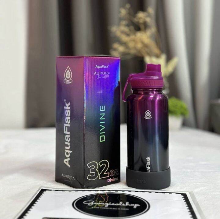 AQUAFLASK AURORA BOREALIS LIMITED EDITION TUMBLER WITH ACCESSORIES ...