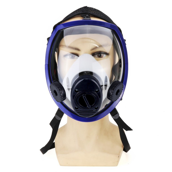 Full Face Mask With External Filter And 2 Side Black Cap Lazada PH