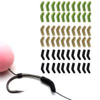 【LZ】❀﹉۞  30pcs Accessories for Carp Fishing Anti Tangle Sleeve Rubber Change Swivel Tail Rubber for Carp Leader Line Hair Rig Tackle