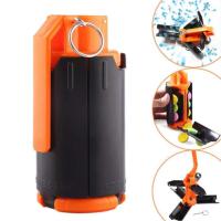 Water Orange Grenade Paintball Tactical Props Water Beads For Gel Ball For CS Games Toy Grenade