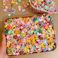 ✇♈ 50/60pcs/bag Children Rubber Bandshair Rings Cute Hair Head Ropes Small Size Summer Baby Thumb Hairbands
