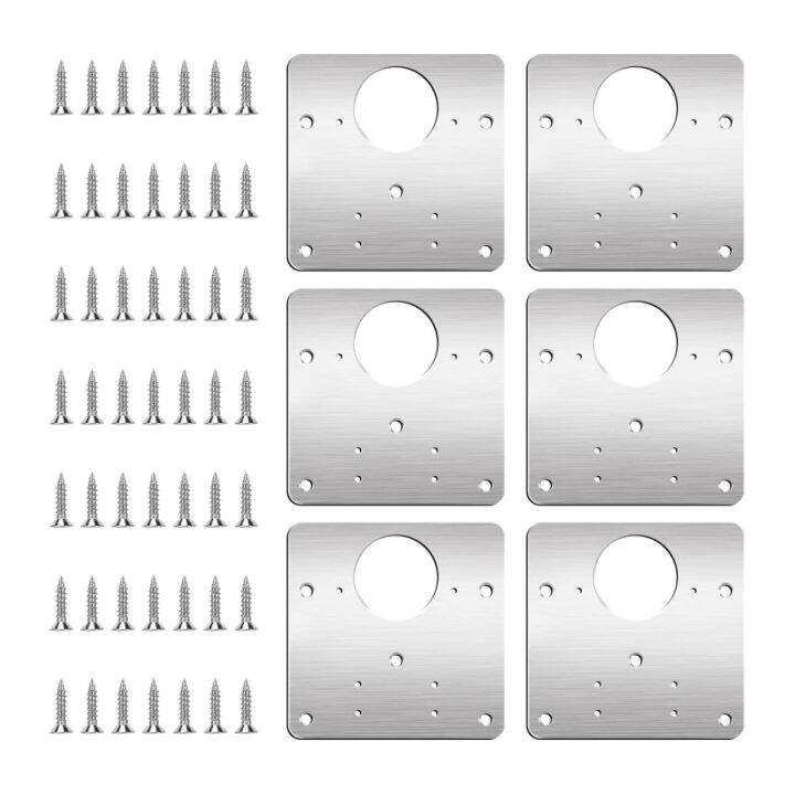 Hinge repair plate, 6piece door hinge repair kit, kitchen door