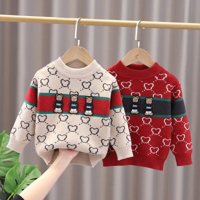 Spring Autumn Children Cartoon Pullover Sweater Boys Clothes Kids Cute Childrens Coat Outerwear Jackets Clothing Fashion Sweater