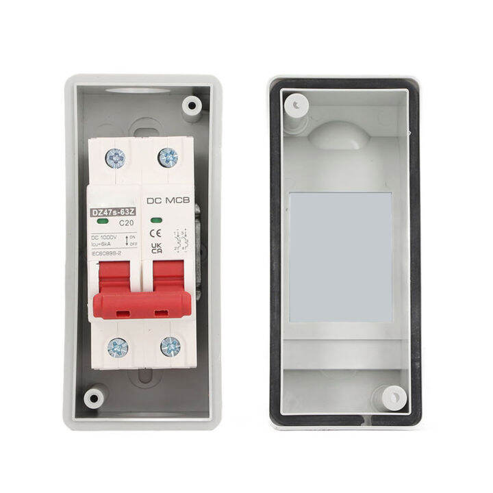 2P Circuit Breaker, 6000A Breaking DC 1000V 20A Circuit Disconnect ...