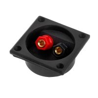 P82D 2-Way Speaker Box Terminal Binding Post Rear Back Panel Wiring Terminal Square Screw Cup Connector Subwoofer Plug