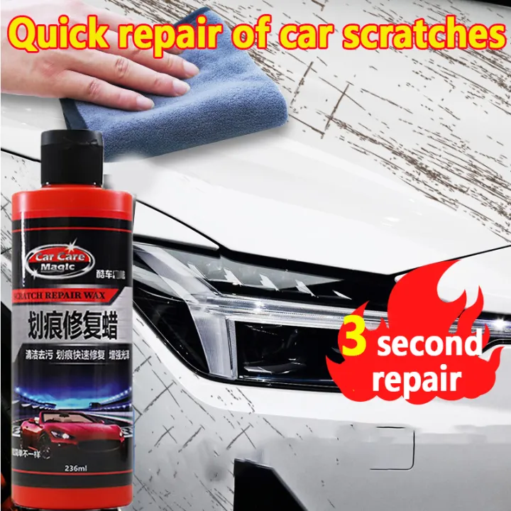 🔥3 second repair🔥Scratch remover for car paint Rubbing compound ...