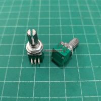 โพเทนชิโอมิเตอร์ Potentiometer วอลลุ่ม R ปรับค่า ตัวต้านทาน 6 ขา B1K ถึง B500K #6 ขา เขียว (1 ตัว)