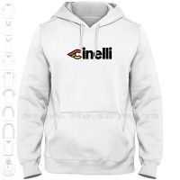 {Echoes Department Store}Cinelli วินเทจสไตล์โลโก้ขี่จักรยานคลาสสิกย้อนยุคจักรยานเสื้อยืด2แขนยาวเสื้อกันหนาวหมวกเสื้อ