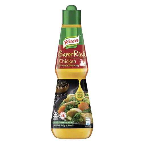 Knorr Savor Rich Chicken Liquid Seasoning Concentrated 240gr Seasoning Chicken Broth Liquid