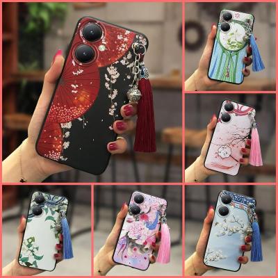 Soft Case Cover Phone Case For VIVO Y35+ 5G/Y35M+ 5G tassel Original Silicone New Soft protective Dirt-resistant cute