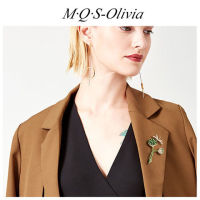 M·Q·S-Olivia   เข็มกลัด ติดเสื้อกันหนาว คาร์ดิแกน กระดุม สร้างสรรค์ แฟชั่นใหม่ สําหรับผู้หญิง