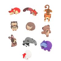 【YF】✲✻  10 Pcs Toddler Refrigerator Magnets Magnetic Fridge Stickers Kids Silicone Soft Rubber