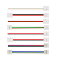 5-50Pcs 2345Pin LED Connector Double Clip Connector Cable For 3528 WS2811 WS2812 5050 RGB RGBW RGBWW LED Strip Light