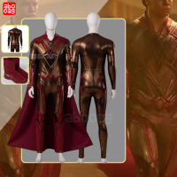 Galaxy3 คอสเพลย์ภาพยนตร์ Adam Warlock คอสเพลย์คอสตูม Jumpsuit Cloak Men Costume Halloween Party Facy Suit Custome For Adult Man