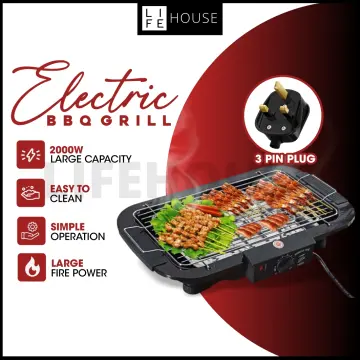 2000W Electric Barbecue with Standing Feet - China Electric BBQ Grill and BBQ  Grill price