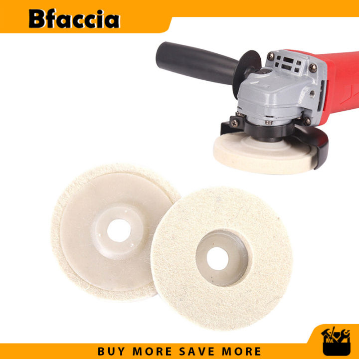 Bfaccia 100mm Wool Polishing Wheel Buffing Pads Angle Grinder Wheel