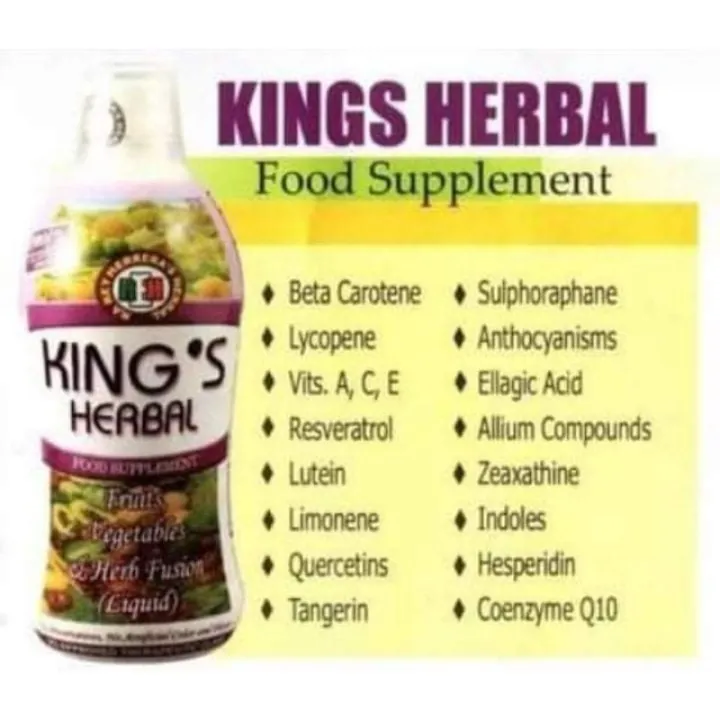Activity KINGS HERBAL ORIGINAL 500 ml or 750ml(1bottle) Lazada PH