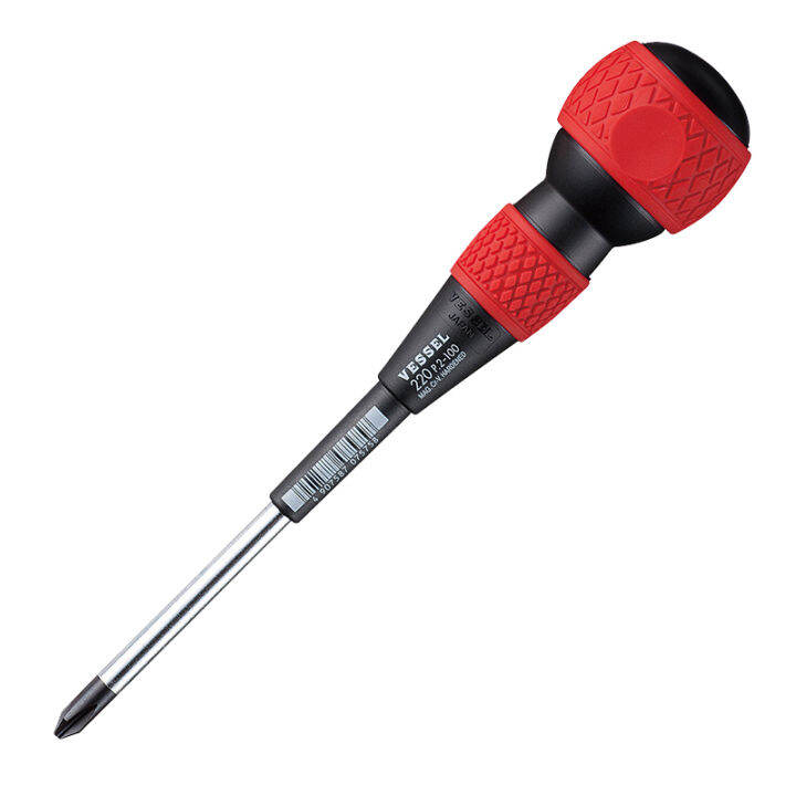Vessel Ball Grip Screwdriver with Precision Black Point Tip No.220 Lazada
