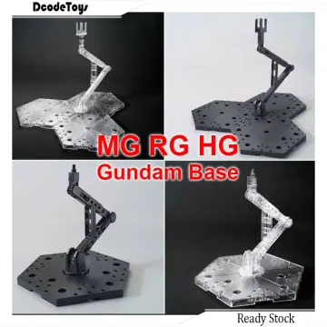 For Bandai Gundam Base Clear Gunpla 1/144 Scale Display Stand RG HG SD