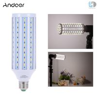 123 Andoer ซ็อกเก็ตหลอดไฟ Led Daylight E27 5500K 60W 120 ลูกปัดสําหรับถ่ายภาพสตูดิโอ