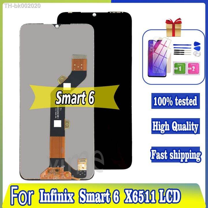 6-6-original-lcd-for-infinix-smart-6-lcd-display-touch-screen-for-smart-6-x6511-lcd-replacement-digitizer-panel-assembly