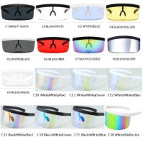 Sunscreen Anti-peeping anti spray Sunglasses Oversized Shield Style Men Face Protection Large Glasses Women Windproof One Large Sun Guard Shield Glasses