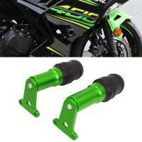 ได้เลย!✑อุปกรณ์ป้องกันเครื่องยนต์มอเตอร์ไซค์สำหรับ KAWASAKI NINJA400 NINJA 400 Z400 Z 400 2018-2020กรอบแถบเลื่อนป้องกันแผ่นกันรอยตก