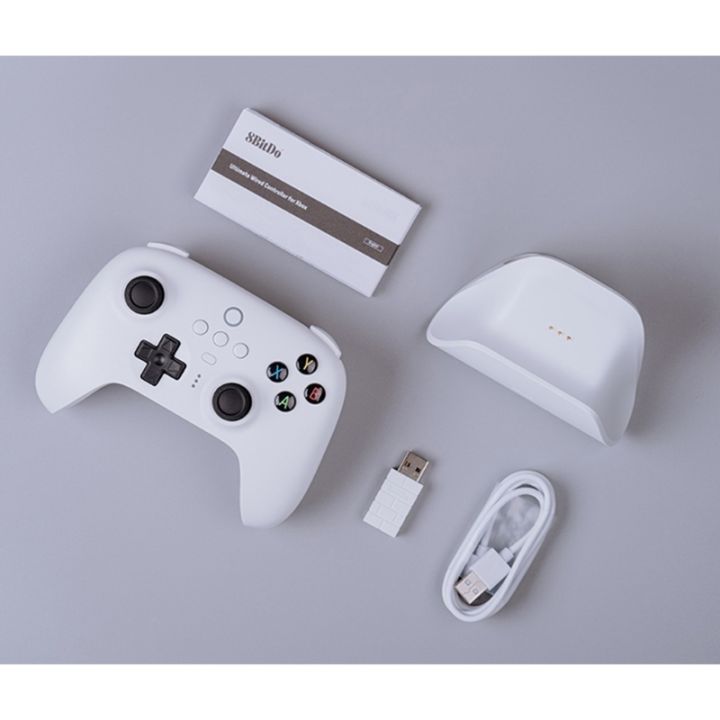 8bitdo-จอยควบคุมเกมแบบพกพาที่ดีที่สุดพร้อมแท่นชาร์จสำหรับพีซี-wind10แอนดรอยด์แอลป์-จอยสติ๊กเล่นได้15ชั่วโมง