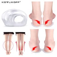 (Best Movement) KOTLIKOFF Unisex O/x Legs Correction Insoles Gel Orthopedic Insoles Foot Varus Valgus Men Women Heel Pad Correction Shoe Sole