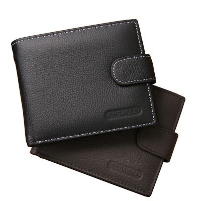 （Layor wallet）กระเป๋าสตางค์กระเป๋าใส่เงินหนังแท้ผู้ชายแบบหนีบกระเป๋าสตางค์หนังวัวผู้ชายกระเป๋าคลัทช์ขนาดเล็กกระเป๋าสตางค์ใส่เหรียญ2022ผู้ชาย39; S กระเป๋า Pouch Koin สั้นผู้ชาย