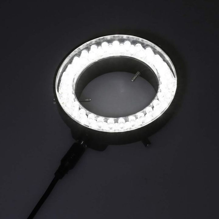 ไฟวงแหวน-led-60ดวงที่ปรับได้ด้านบนโคมไฟสำหรับกล้องจุลทรรศน์สเตอริโอในอุตสาหกรรม