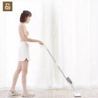 Original Deerma Water Spraying Sweeper Floor Cleaner Carbon Fiber Dust Mops 360 Rotating Rod 350ml Tank Waxing Mop