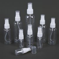 10pcs Portable small Transparent Plastic Empty Spray Bottle Refillable Bottles 5ml/10ml/20ml/30ml/50ml/60ml/80ml/100ml/200ml