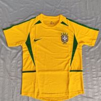 เสื้อฟุตบอล ราชาทีมชาติบราซิล 5 ดาวฟุตบอลโลก 2002 Br.azil เสื้อย้อนยุค ทีมเหย้า