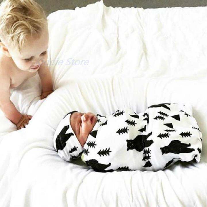 spring-autumn-sleeping-bags-cozy-swaddle-wrap-for-newborns-infant-boys-girls-blankets-sacks-with-matching-headband-kid-sleepsack