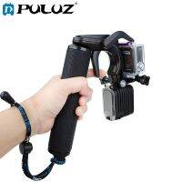 PULUZ แท่งลอยน้ำดำน้ำเล่นเซิร์ฟมือจับลอยน้ำตัวกดชัตเตอร์พร้อม Gopro กล้องถ่ายภาพกีฬาสายคล้องมือกันการสูญหายแบบปรับได้