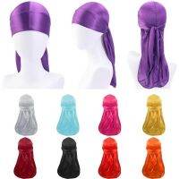 [HOT W] ผู้หญิง Silky Durag ผม Bandanas Headband Turbans ผู้ชายหมวก Wigs Doo ซาติน Bonnet Biker กีฬาผ้าพันคอฤดูร้อนอุปกรณ์เสริมผม