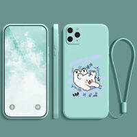 เคส iphone 11 pro ยางนิ่ม กันกระแทก กันน้ำ กันลื่น ฝาหลัง คลุมเต็มขอบ ไม่เบียด ฟิล์มมือถือ เคสใส่เลนส์ ลายการ์ตูนน่ารัก