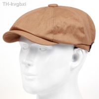 ♀♠ Fashion Newsboy Cap Men Cotton Octagonal Hat Painter Newspaper Caps