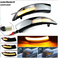 ไฟ LED สัญญาณไฟเลี้ยวแบบไดนามิกกระจกด้านข้างไฟกะพริบตามลำดับสำหรับ Ford Fiesta MK6 Vi/uk MK7 2008-17 B-Max 2012-17 Eudm3f